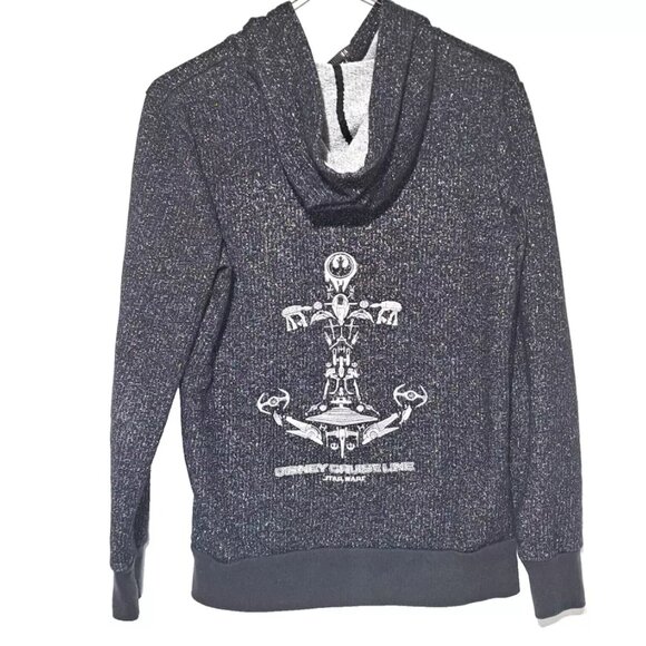 Disney Cruise Line Women's Sz. M Star Wars Bling Full Zip Hoodie PREPY CASUAL - Picture 6 of 11